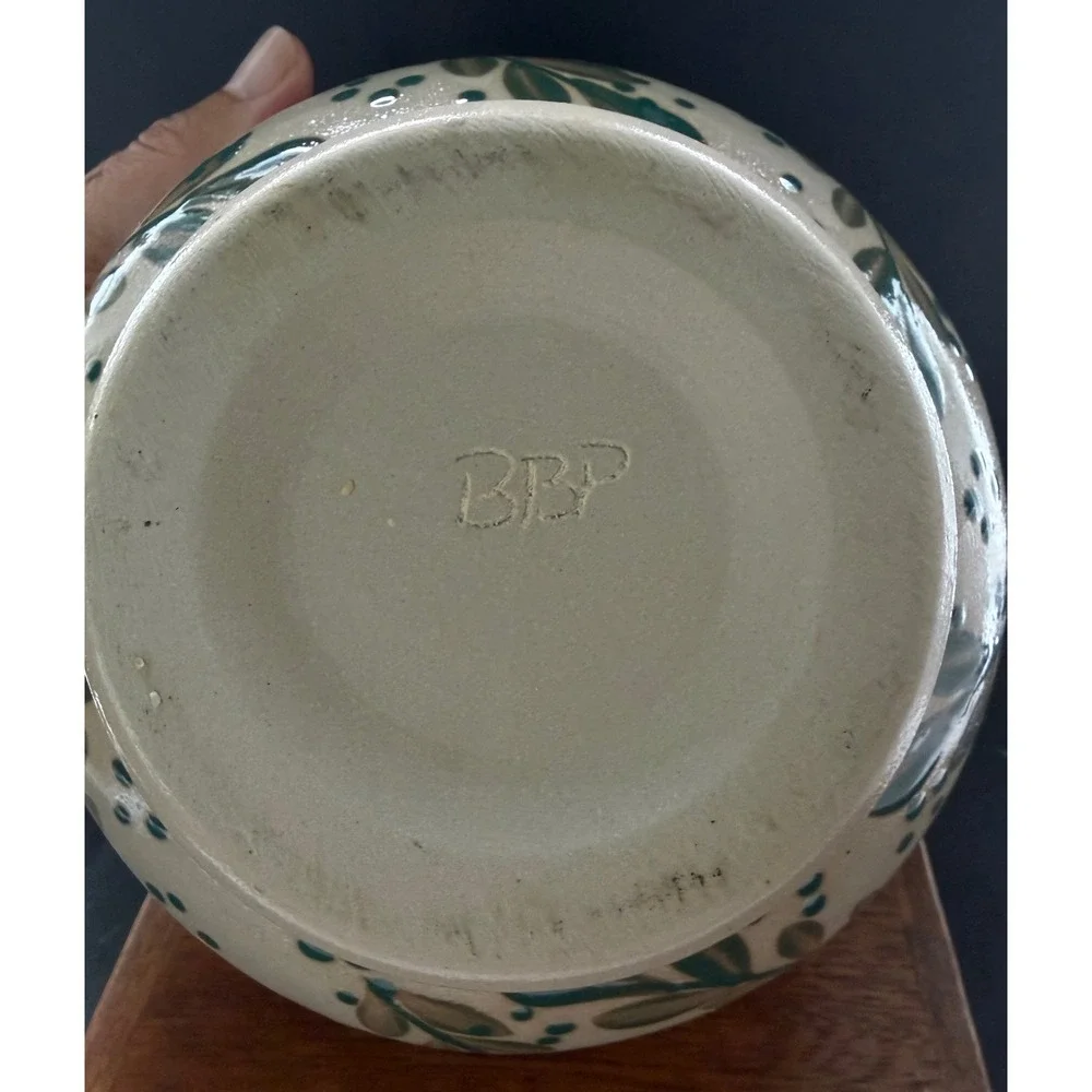 Beaumont Brothers Pottery BBP Salt Glaze Stoneware Set Berry Vine Leaf